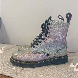 Iridescent Glitter Doc Marten’s Boots
